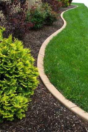 Landscape edging by All Seasons Landscape.